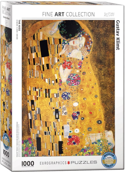 Puzzle / Gustav Klimt / Der Kuss / 1000 Teile