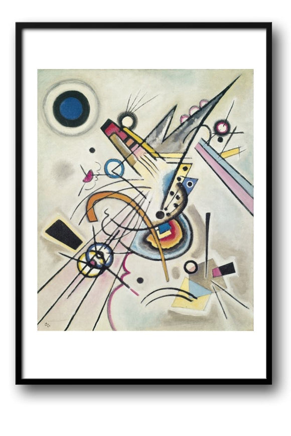 Kunstdruck / Wassily  Kandinsky / Diagonale, 1923