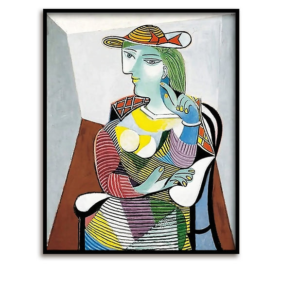 Kunstdruck / Picasso / Limited Edition / Portrait Marie-Therese, 1937 / 5 Farben / 60 x 80 cm