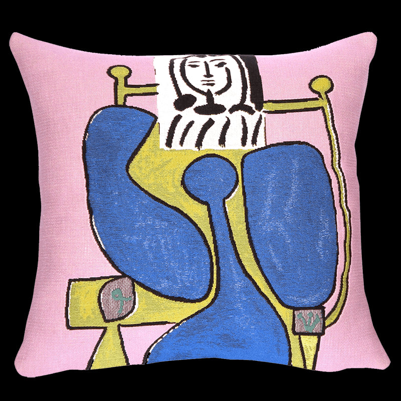 PICASSO WOMAN IN A CHAIR CUSHION COVER