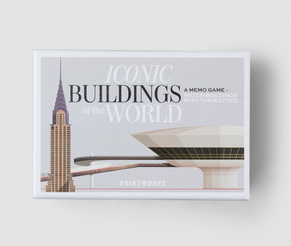 Memo-Spiel / Iconic Buildings / Berühmte Gebäude / 14,5 x 10 x 4,8 cm