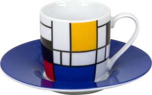 Espresso Tasse / Mondrian / Hommage / Small Fragments