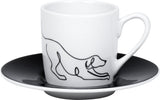 Espressotasse / Hommage à Picasso / Le Chien / 85 ml