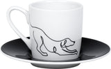 Espressotasse / Hommage à Picasso / Le Chien / 85 ml
