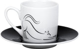 Espressotasse / Hommage à Picasso / Le Chat / 85 ml