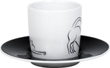 Espressotasse / Hommage à Picasso / Le Chat / 85 ml