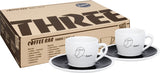 coffeebar three / kleine Kaffeetasse 140 ml / Picasso / Eule / 2er Set