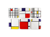 Untersetzer / Mondrian / 6er-Set