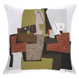 Kissenhülle / Picasso / Bouteille et paquet de tabac (1921) / 45 x 45 cm