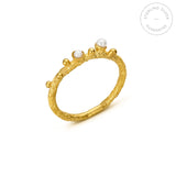 Ring / GUSPIRA / 24K vergoldet / Gr. 18