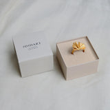 Ring / VOL / 24 k vergoldet / Gr. 16