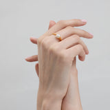 Ring / ECLAT / 24 k vergoldet / Gr. 16