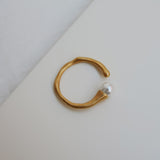 Ring / ECLAT / 24 k vergoldet / Gr. 18