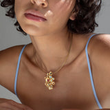 Kette / FAVORITA COLORS LARGE / 24K vergoldet