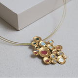 Kette / FAVORITA COLORS LARGE / 24K vergoldet