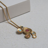Kette / FAVORITA COLORS SMALL / 24K vergoldet