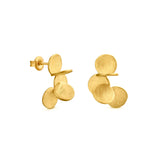Ohrringe / ARAI / 24 k vergoldet / medium /