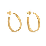 Ohrringe / Gaudi / HOOPS MEDIUM / 24 k vergoldet