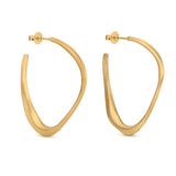 Ohrringe / Gaudi / HOOPS LARGE / 24 k vergoldet