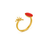 Ring / Miro / Femme devant le soleil / Gr. 18