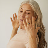 Ring / ALEGRIA / 24K vergoldet / Gr. 18 / 1,5 cm