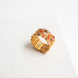 Ring / AUBE / 24K vergoldet / Gr. 10 / 1,3 cm