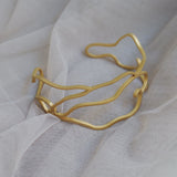 Armreif / Gaudi / 24K vergoldet / 2,6 cm