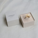 Ring / PAMPALONIA / 24K vergoldet / Gr. 18