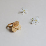 Ring / PAMPALONIA / 24K vergoldet / Gr. 16