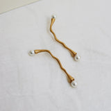 Ohrringe / ECLAT / 24K vergoldet / 5,4 cm