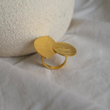 Ring / VENUS / 24K vergoldet / Gr. 20