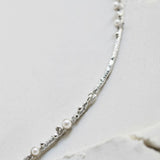 Kette / GUSPIRA / 925 versilbert / kurz