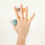Ring / THALUS / 24K vergoldet / Gr. 16