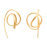 Ohrringe / EMBOLIC medium / 24K vergoldet