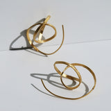 Ohrringe / EMBOLIC medium / 24K vergoldet