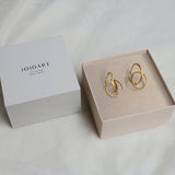 Ohrringe / EMBOLIC medium / 24K vergoldet
