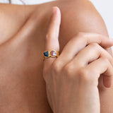 Ring / INTERVAL / 925 versilbert / Gr. 14