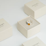 Ring / INTERVAL / 925 versilbert / Gr. 14