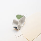 Ring / INTERVAL / 925 versilbert / Gr. 14