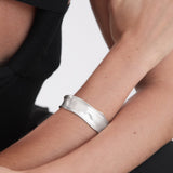 Armreif / CALA / 925 versilbert / 2 cm