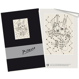 Notizbuch / Picasso / Étude de guitare / 128 Seiten / blanko / 14 x 22 cm