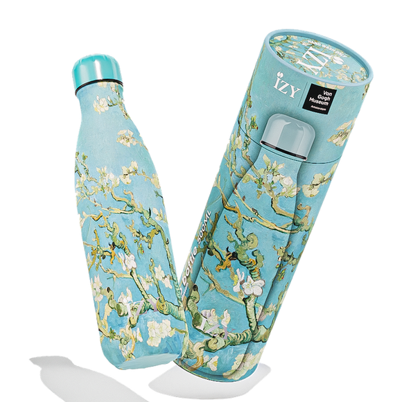 Flasche / Thermosflasche / van Gogh / Mandelblüte / IZY Bottles