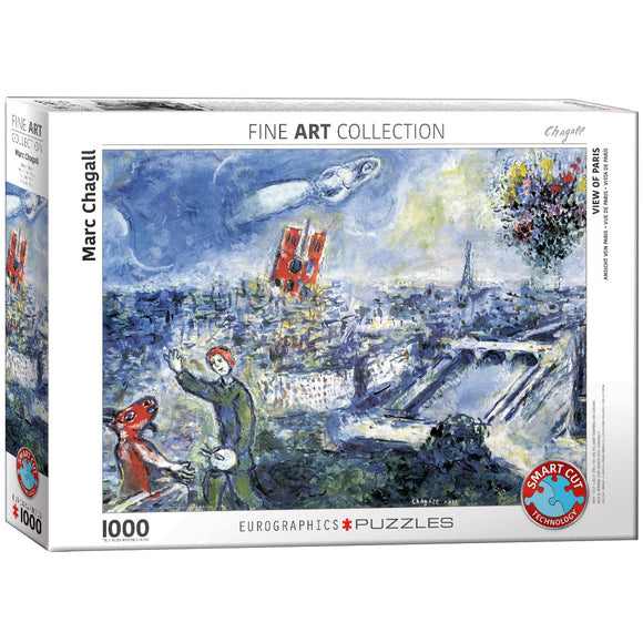 Puzzle / Chagall / Blick auf Paris / 1000 Teile