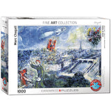 Puzzle / Chagall / Blick auf Paris / 1000 Teile