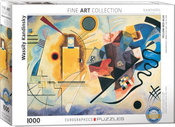 Puzzle / Kandinsky / Jaune Rouge Bleu / 1000 pièces
