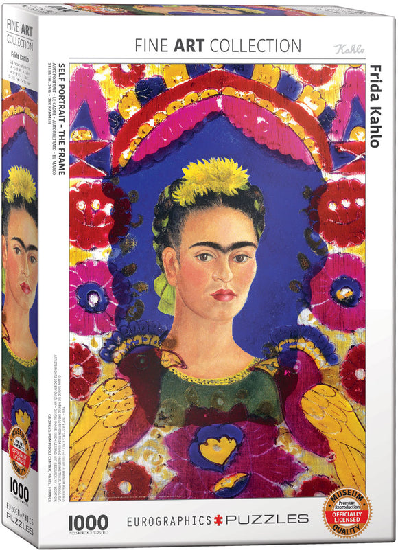 Puzzle / Frida Kahlo / Self Portrait - The Frame / 1000 pieces