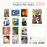 Kalender / 2024 / Picasso / Deux femmes courant sur la plage / 30 x 30 cm