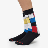 Socke / Mondrian / Composition with Red, Blue and Yellow / EU 40-46 | UK 6½-11 | US 9-13½