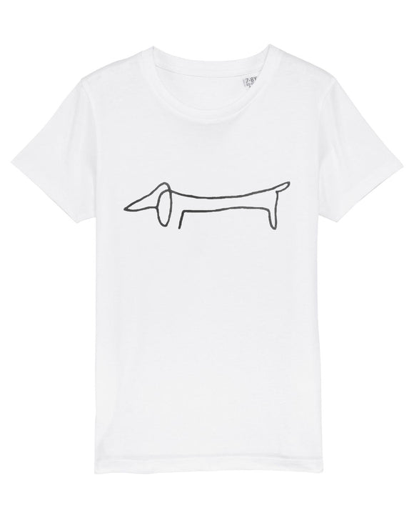 T-Shirt / Kinder / Picasso / Hund