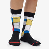 Socke / Mondrian / Composition with Red, Blue and Yellow / EU 40-46 | UK 6½-11 | US 9-13½